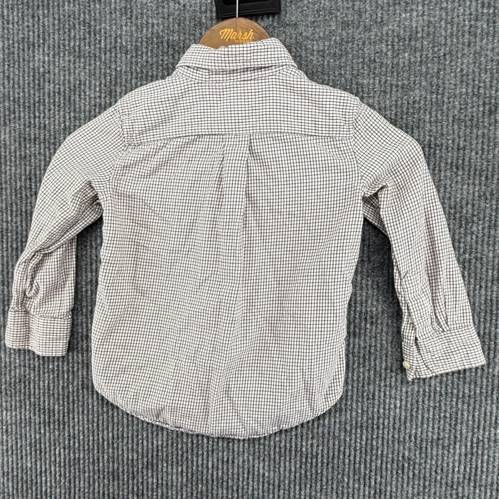 Ralph Lauren Button Down Kids Size 4 Multicolor Excellent Plaid Long Sleeve Pony